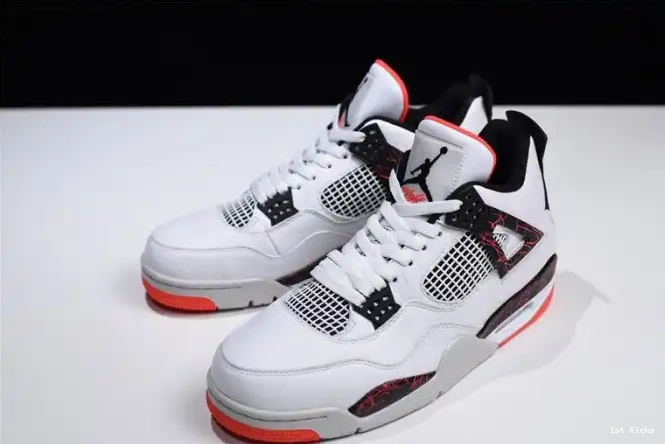 1st Kicks Air Retro Hot 4 308497-116 Lava Jordan 0607